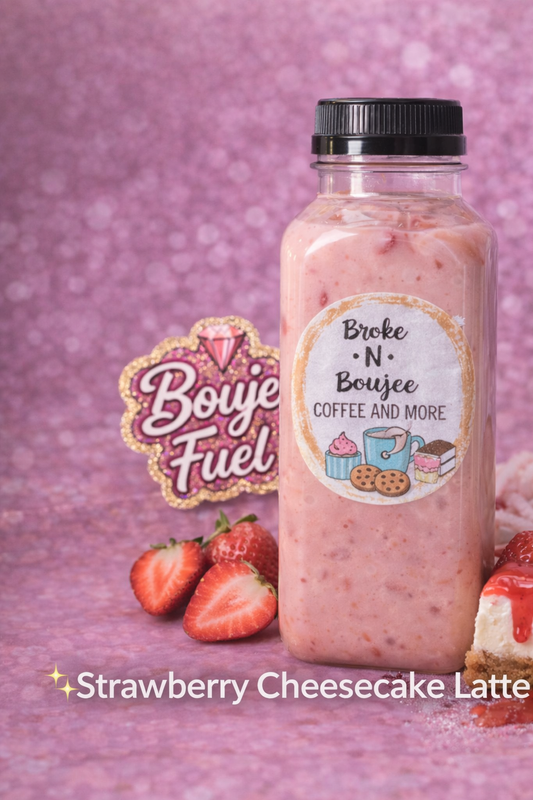 ✨ Strawberry Cheesecake Latte 12oz